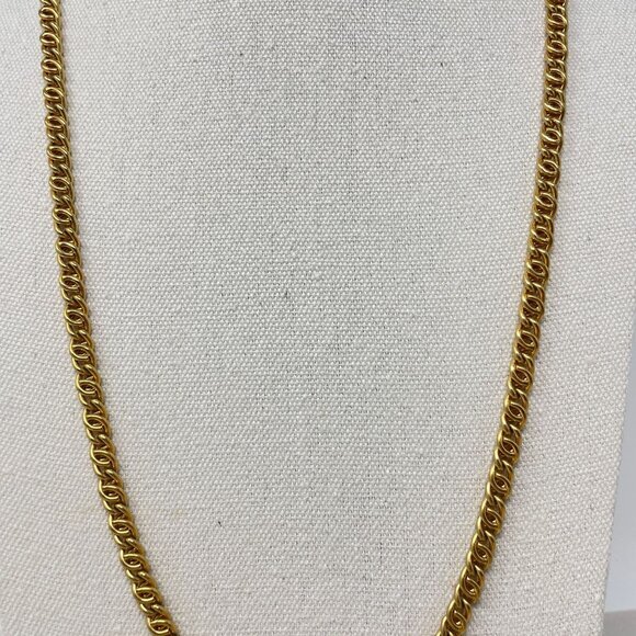 Monet Long Opera Length Rope Chain necklace Gold-Tone Elegant Heavy Weight - Picture 3 of 8
